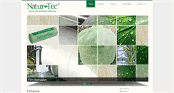Desktop Screenshot of natur-tec.com