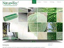 Tablet Screenshot of natur-tec.com